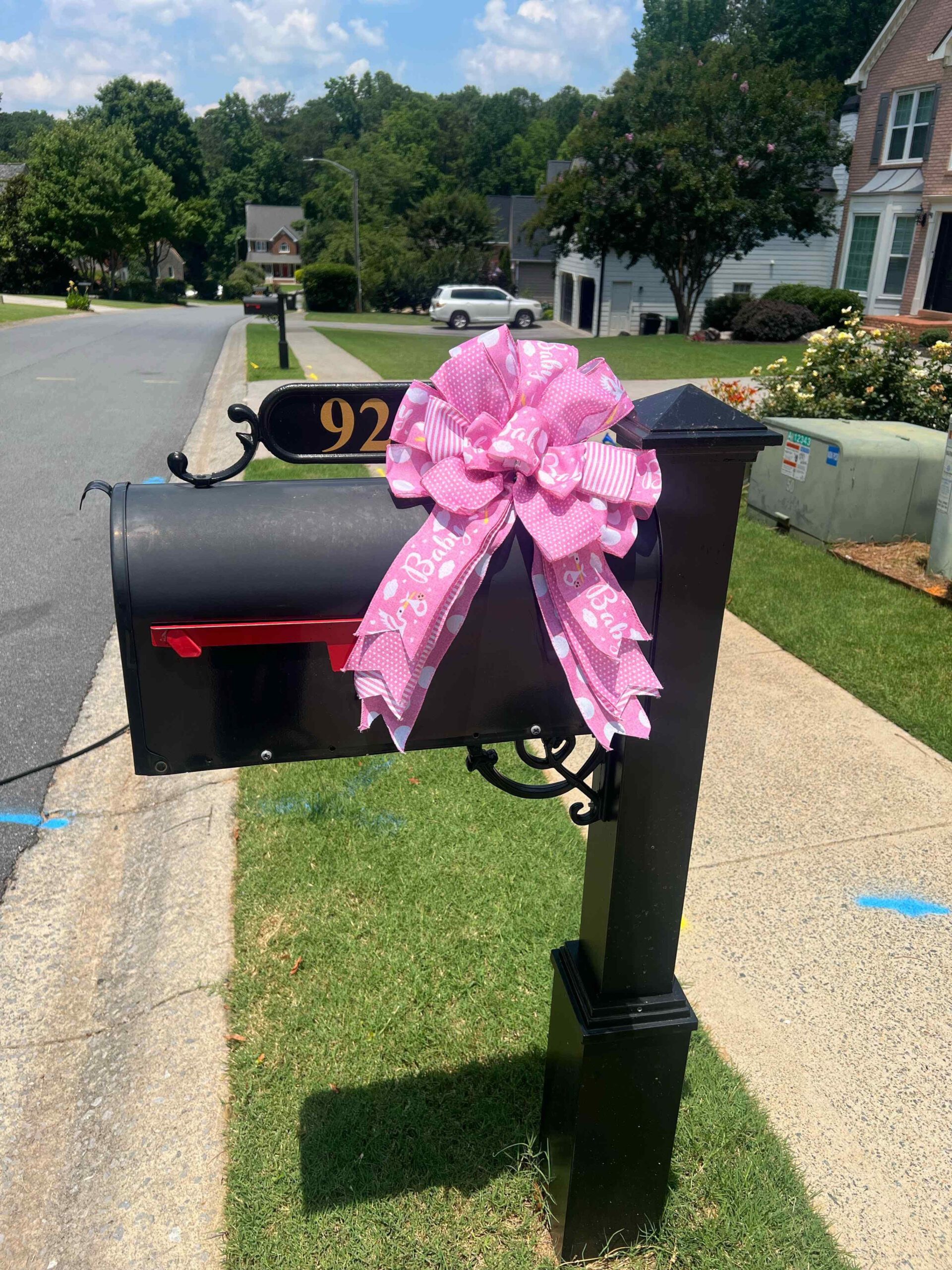 Birth Announcement Stork Sign in Acworth, GA