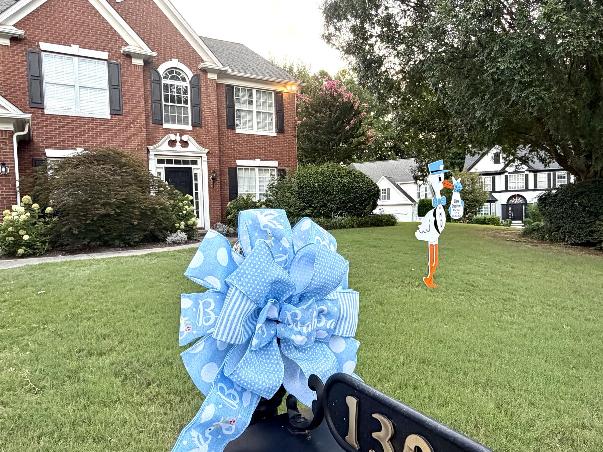 Birth Announcement Stork Sign in Smyrna, GA